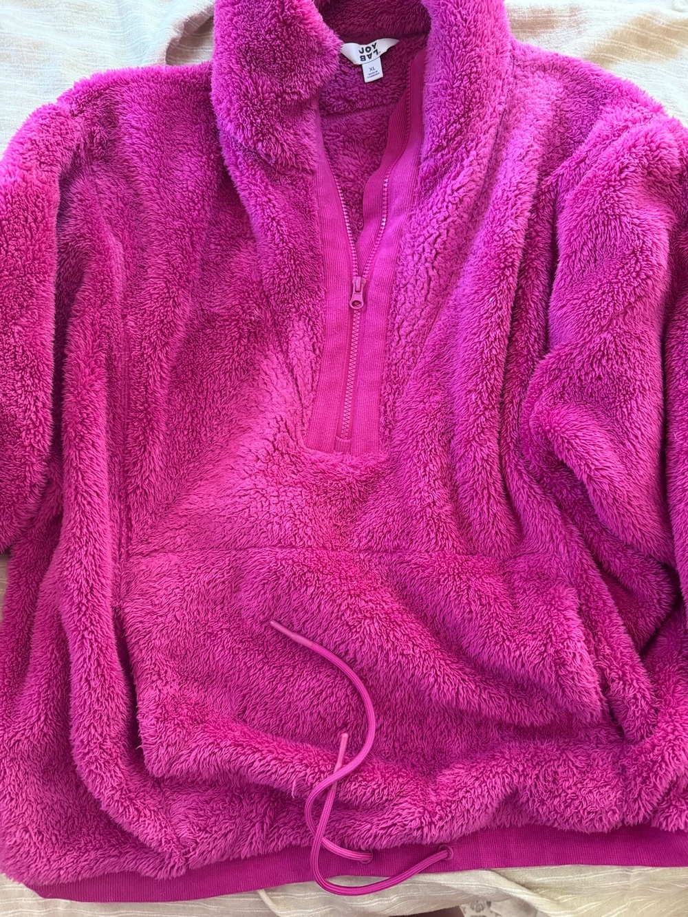 Joylab High Pile Fleece 1/2 Zip Pullover - Picture 4 of 4